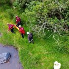  Bomberos atendieron la emergencia. 