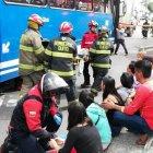  Los vehículos se impactaron en la avenida Simón Bolívar, en Quito. 