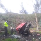 Las tareas de rescate de los cuerpos tomaron más de dos horas.