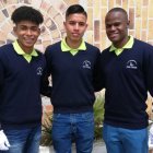 Yixon Piza, Nexar Cedeño y Mario Ordóñez culminaron su etapa de estudios en el colegio John Osteen