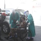 Jorge fue llevado de urgencia para ser estabilizado. Llegó con problemas para respirar.