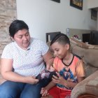 Nathaly cuenta que la fuerza que tiene para continuar tiene gracias a sus hijos.