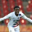  Timothy Weah es uno de los jugadores estrella de la selección estadounidense. 