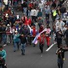  Miles de indígenas llegan a Quito por la inconformidad en las medidas económicas dictadas por el presidente. 