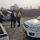  Agentes policiales hicieron un rastreo después de reportado el delito. 