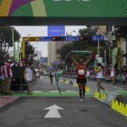  Daniel Pintado llega a la meta de los 20 km.  