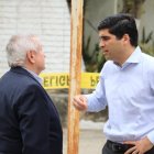  El vicepresidente Otto Sonnenholzner visitó las instalaciones de la Univesidad de Guayaquil tras reciente atentado. 