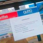  Los usuarios hicieron pública esta foto en la que supuestamente se había autorizado el alza de pasajes en Quito. 