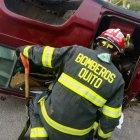  Personal del Cuerpo de Bomberos atendió la emergencia. 