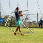  El volante uruguayo Bruno Piñatares quiere entrar en la historia del Delfín ganando el primer campeonato nacional. 