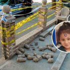  El dueño del inmueble dijo que la obra de piedra fue realizada recientemente.   