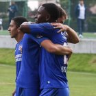  El delantero ecuatoriano Brayan Angulo empieza a demostrar su potencia. Este sábado marcó un doblete en la victoria que alcanzó con la Sub 20 de su equipo ante Puebla. 