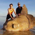  Los peces luna miden más de dos metros y pesan unos 1.000 kilos. 