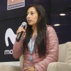  Tania Rosero está feliz por poder ir a Italia para apoyar a la Locomotora del Carchi. 