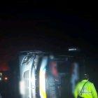  Se presume que el conductor perdió pista. 