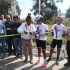  Autoridades de Cayambe, junto con los deportistas. 
