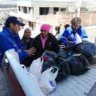  Para enfrentar la situación, la familia obtuvo un kit humanitario con ropa y artículos de aseo. También les brindaron comida. 