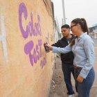  La exreina Allison Vivanco acampañó a los organizadores del festival de cultura urbano en Durán. 