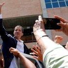  Muestras de apoyo al líder opositor Juan Guaidó en su llegada a Venezuela. 