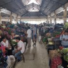  El mercado Caraguay abrió sus puertas con normalidad hoy, en el segundo día del paro.  