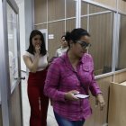  La periodista asistió a la audiencia realizada la tarde del viernes 30 de agosto.  