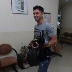  El defensor Horacio Salaberry, en los chequeos médicos del club universitario.  