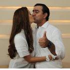  La actriz Carolina Jaume publicó un video, en donde se observó a Fernando darle un tierno beso a su aún esposa.  