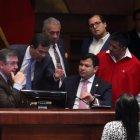  En su discurso de posesión, César Litardo consideró necesario priorizar una agenda que busque el bienestar del pueblo. 