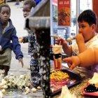  La hambruna sigue golpeando en algunas partes del mundo, mientras en otras el número de personas obesas sigue aumentando. 