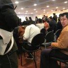  Testigos y otras personas acudieron ayer al inicio del juicio por el caso Julian Campoverde. 