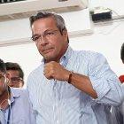  Jimmy Jairala recibió el aliento de sus seguidores, en su sede en Guayaquil. 