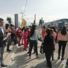  La policía  tuvo que resguardar el ingreso a la Unidad Penal por  la mucha afluencia de las personas que querían ingresar a la audiencia de sentencia por el padrastro. 