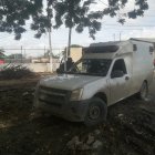  Entre los objetos hallados en la ambulancia estaban 11 celulares y 6 litros de licor. 