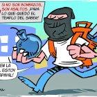  ...Delincuentes y anarquistas se infiltran en la Estatal... 