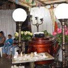  El velorio se llevó a cabo en la casa de la abuelita de la menor.  