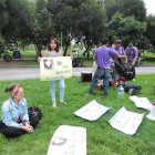  Alzaron su voz por el crimen de de Lucy Pérez, de 17 años, ocurrido en Ibarra. (Imbabura).  