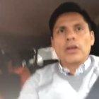  El marchista, ante el paro nacional que se suscita en el país, puso al servicio de los cuencanos uno de sus vehículos.  