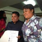  Michelle Avilés y Alexandra Chávez se casaron este jueves en el Registro Civil de Guayaquil. 