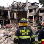  Para el auxilio se movilizaron varias unidades, entre ellas las de rescate canino con el fin de localizar posibles personas atrapadas. 