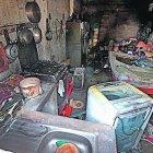  Así lucía ayer el lugar donde el adulto mayor habría comenzado el incendio. 