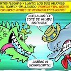  Albos o cetáceos. ¿Quién pegará primero?...  