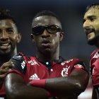  El brasileño, cuando le marcó un doblete a Emelec en 2018. 