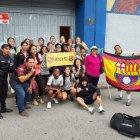  La hinchada amarilla se hizo presente en el Estadio Alejandro Serrano. 