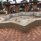  La pileta del parque Norte de Milagro luce deteriorada. La bomba de agua desapareció. 