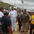  Autoridades llegaron a San Pedro para hablar con los pescadores. 