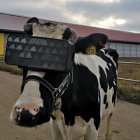  El experimento fue realizado por desarrolladores rusos en donde utilizan unos cascos que medirían la productividad de las vacas lecheras. 