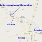  Mapa de la zona donde cruzarían los migrantes 