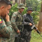  Imagen referencial. Control militar en la frontera norte.  