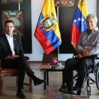  Llegada del presidente interino Juan Guaidó.  