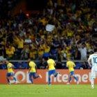  La selección brasileña eliminó a Argentina en un vibrante y peleado partido en el Estadio Mineirao.  